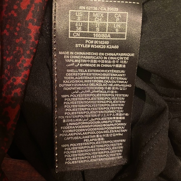 🆕 GUESS  | BANDIDA DRESS IN RED & BLACK LEOPARD PRINT SNAKESKIN OMBRÉ  SZ S - Picture 16 of 16